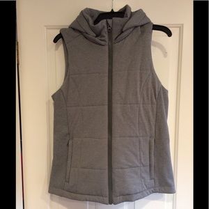 Athleta Gray Vest Size Medium EUC